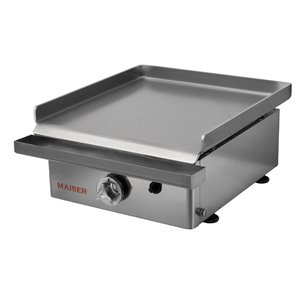 Plancha gas 40 acero rectificado 8 mm