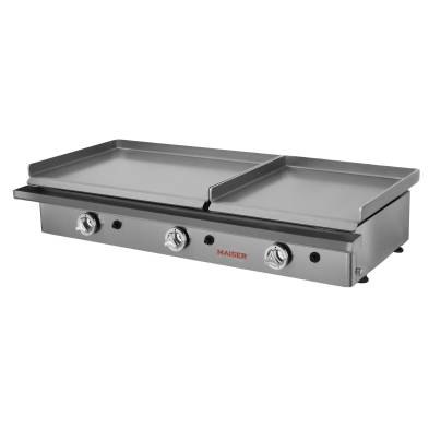 Plancha gas 60+40 acero rectificado 8 mm