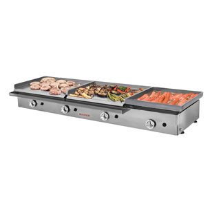 Plancha gas 60+60 rectificada de 8 mm+40 frankfurt