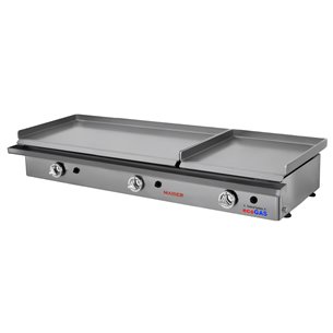 Plancha ecogas 80+40 acero rectificado de 8 mm