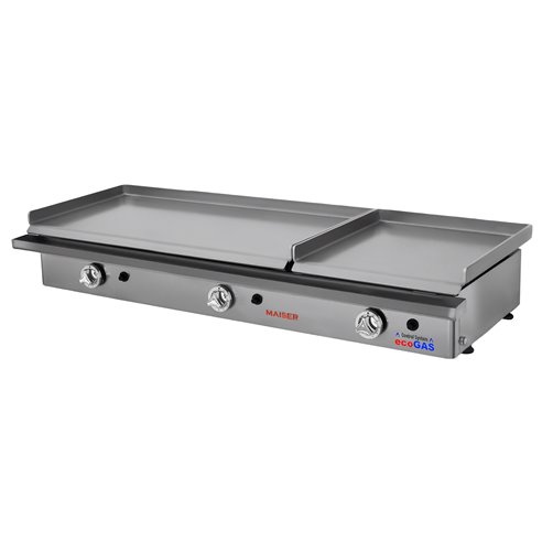Plancha ecogas 80+40 acero rectificado de 8 mm