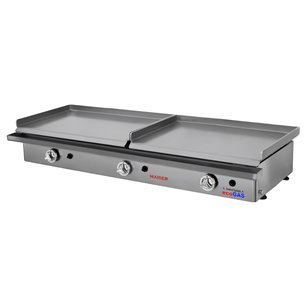 Plancha ecogas 60+60 acero rectificado de 8 mm