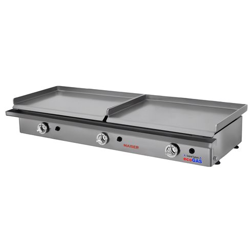 Plancha ecogas 60+60 acero rectificado de 8 mm