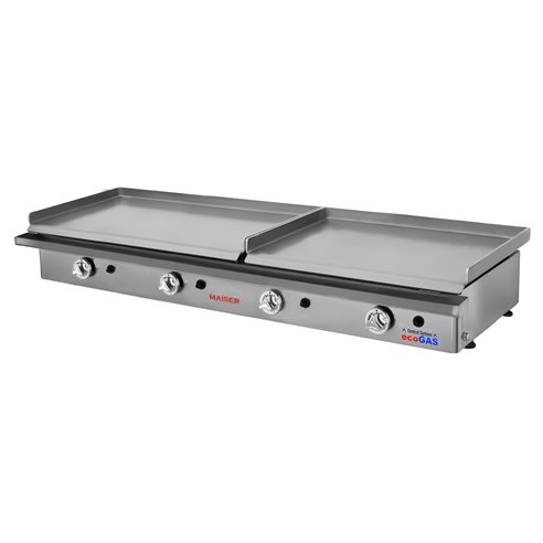Plancha ecogas 80+60 acero rectificado de 8 mm