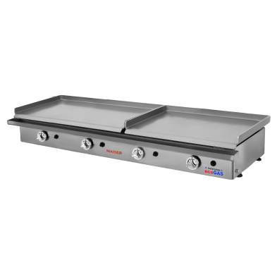 Plancha ecogas 80+60 acero rectificado de 8 mm