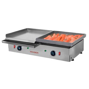 Plancha eléctrica 40 rectificada de 8 mm+40 frankfurt