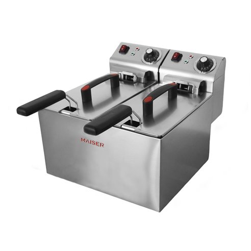 Freidora de 4+4 litros 4+4 Kw MAXI ECO CON CONTACTOR