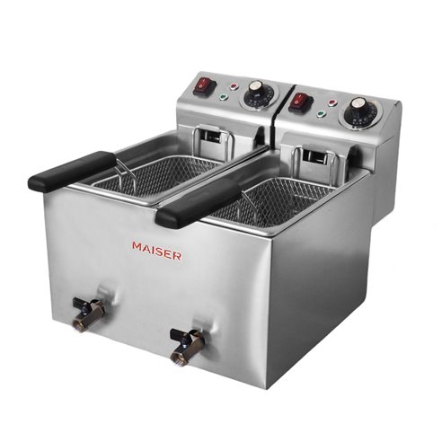 Freidora de 4+4 litros Grifo 4,5+4,5 Kw MAXI ECO CON CONTACTOR