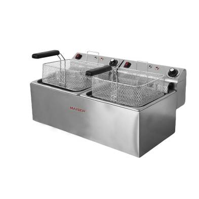 Freidora de 10+10 litros 5+5 Kw MAXI ECO CON CONTACTOR