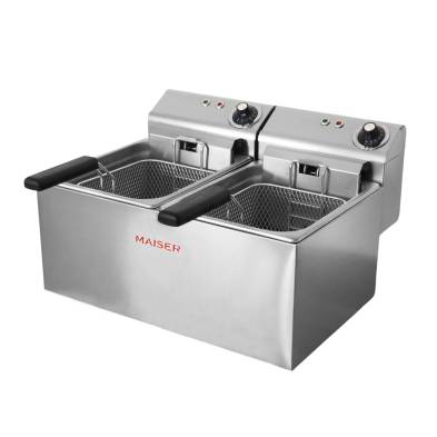 Freidora de 8+8 litros 7,5+7,5Kw/400V-3+N TRIFÁSICA CON CONTACTOR