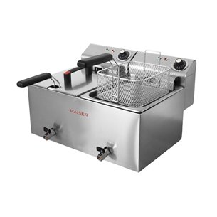 Freidora de 8+8 litros Grifo 6+6 Kw/400V-3+N TRIFÁSICA CON CONTACTOR