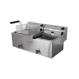 Freidora de 10+10 litros Grifo 9+9 Kw/400V-3+N TRIFÁSICA CON CONTACTOR