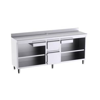 Mueble cafetero Acero inoxidable DISTFORM  2500X600 mm.