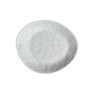 Plato ovalado de Melamina 26,8 x 22,8 cm x 3 cm alto ADRIER Bruma Azul