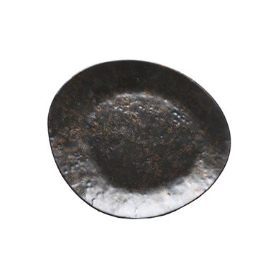 Plato ovalado de Melamina 26,8 x 22,8 cm x 3 cm alto ADRIER Orion Negro