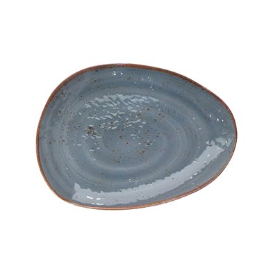 Plato huevo de Melamina 36 x 26 cm  ADRIER Salsa Summer Azul