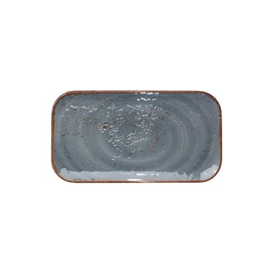 Plato rectangular de Melamina 32,5 x 17,5 cm  ADRIER Salsa Summer Azul