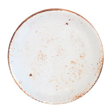 Plato de Melamina 27,9 cm Ø  ADRIER Salsa Winter Blanco