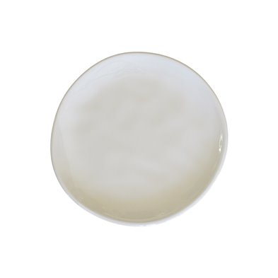 Plato redondo de Melamina 22,5 cm Ø x 2 cm alto ADRIER Pure Blanco