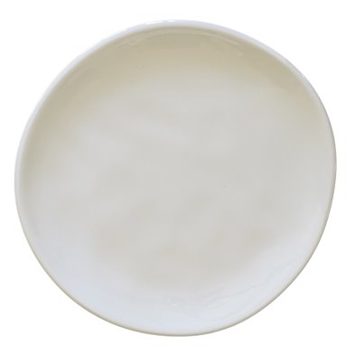 Plato redondo de Melamina 26,4 cm Ø x 2 cm alto ADRIER Pure Blanco