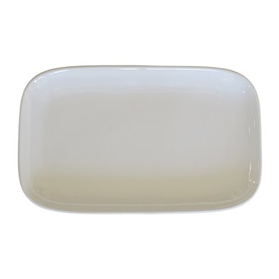 Plato rectangular de Melamina 30,3 x 18,9 cm x 3 cm alto ADRIER Pure Blanco