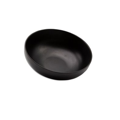 Bol redondo grande de Melamina 19,2 cm de Ø x 6,8 cm de alto  ADRIER Terral Negro