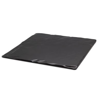Base cuadrada de Melamina 25 x 25 x 1,5 cm ADRIER Terral Negro mate