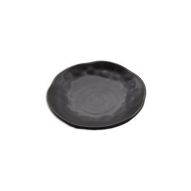 Platillo redondo de Melamina 14 cm de Ø x 2,7 de alto ADRIER Terral Negro mate