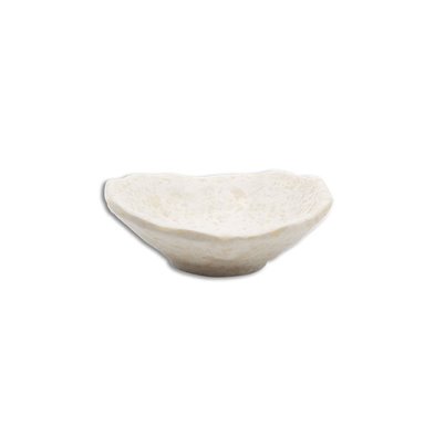 Platillo oval pequeño de Melamina 8,9 x 8 x 3 cm ADRIER Terral Blanco mármol