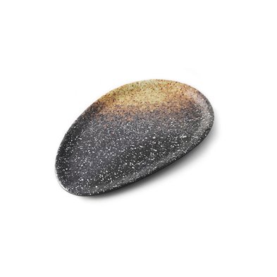 Plaro ovalado pequeño de Melamina 25 x 15 x 1,5 cm ADRIER Terral Lava