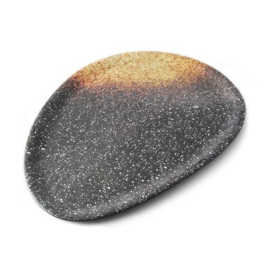 Plaro ovalado grande de Melamina 35 x 25 x 1,5 cm ADRIER Terral Lava