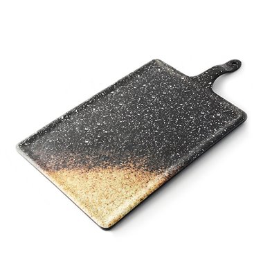 Tabla rectangular grande de Melamina 33 x 22 cm + 12 cm asa ADRIER Terral Lava