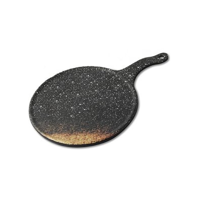 Tabla redonda pequeña de Melamina 20 cm Ø + 10 cm asa ADRIER Terral Lava