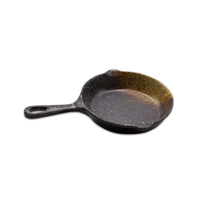 Sartén pequeña con asa de Melamina 17 cm de Ø x 3,6 cm de alto (25,5 cm con asa) ADRIER Terral Lava