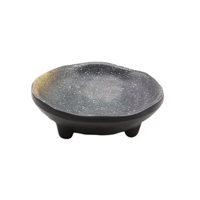 Cuenco mini redondo con apoyo de Melamina 9 cm de Ø x 3 cm de alto ADRIER Terral Lava