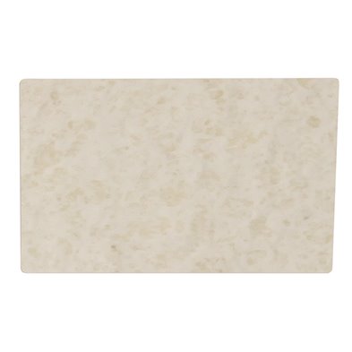 Tabla rectangular de Melamina 53 x 32 x 1.5 cm  ADRIER Buffet GN Blanco granito