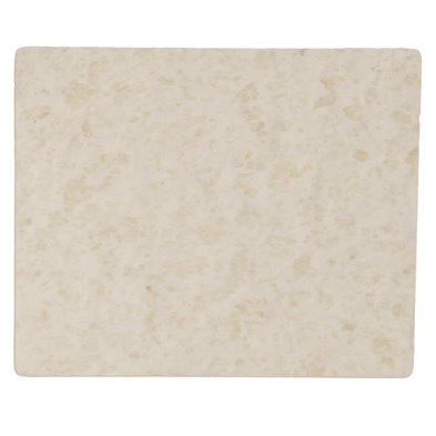 Tabla rectangular de Melamina 32.5 x 26.5 x 1.5 cm  ADRIER Buffet GN Blanco granito