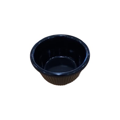 Ramekin acanalado 44 ml de Melamina 6.3 x 6.3 x 3.7 cm  ADRIER Ramekines Negro