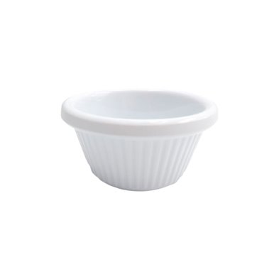 Ramekin acanalado 44 ml de Melamina 6.3 x 6.3 x 3.7 cm  ADRIER Ramekines Blanco