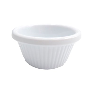 Ramekin acanalado 60 ml de Melamina 7.4 x 7.4 x 3.8 cm  ADRIER Ramekines Blanco