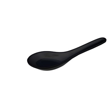 Cuchara degustación de Melamina 6 x 4,5 cm + 8 cm de asa ADRIER Ramekines Negro
