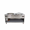 Fritadeira Elétrica para churros 1550X800X850h 2 caldeirões de 600mm Istanbul Linha DTM4