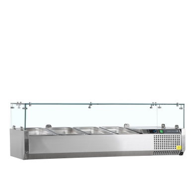 Vitrine refrigerada de bancada GN1/4 TEFCOLD VK33-120