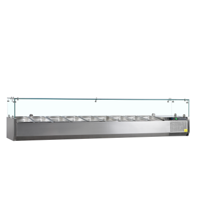 Vitrine refrigerada de bancada GN1/4 TEFCOLD VK33-200