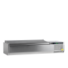 Vitrina refrigerada sobre encimera GN1/3 TEFCOLD VK38-120 S/S LID