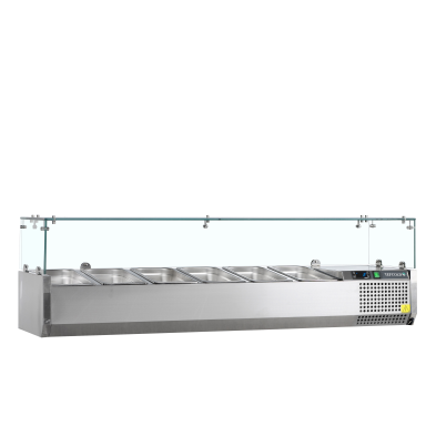 Vitrine refrigerada de bancada GN1/3 TEFCOLD VK38-150