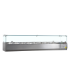 Vitrina refrigerada sobre encimera GN1/4 TEFCOLD GVC33-180