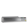 Vitrina refrigerada sobre encimera GN1/4 TEFCOLD GVC33-120 S/S