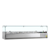 Vitrina refrigerada sobre encimera GN1/4 TEFCOLD GVC33-140