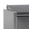 Vitrina refrigerada sobre encimera GN1/4 TEFCOLD GVC33-160 S/S